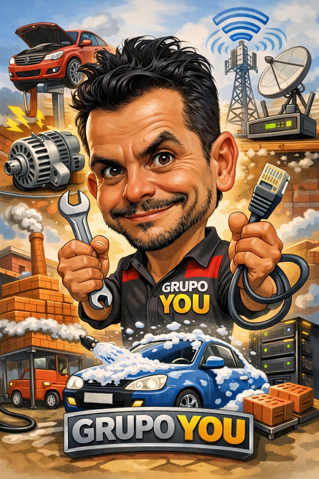 Grupo YOU com oficina, telecom e diagnóstico automotivo